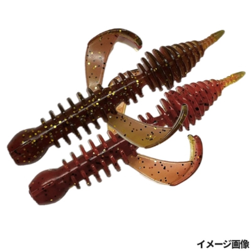 【スミス/SMITH】コーヴァイチュー2.4インチは2.8インチと同様に、アクションレスポンスの良いアームパーツと水絡みの良いリングボディを組み合わせて水に入った瞬間から常に水を掴み続けて動き続けるよ