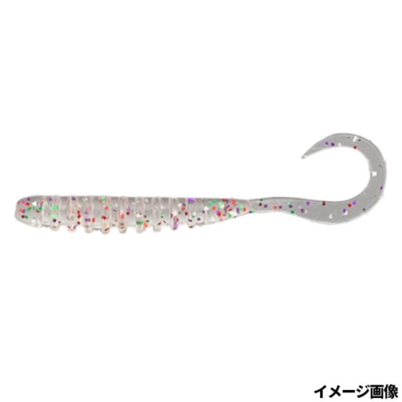 【ジャッカル/JACKALL】ライトソルトゲームを想定したタイドシリーズに新たに加わる『TIDE CURLY/タイドカーリー』は、ボディ下部にリブを設けたハーフリング形状にカーリーテールを組み合わせた