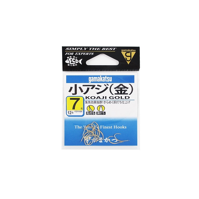 【がまかつ/Gamakatsu】軸に平打ち加工が施してあります。子魚のウロコに似せてキラリと鈎が光るので空鈎でも擬餌効果があります。(平打ち/先打ち/胴打ち)