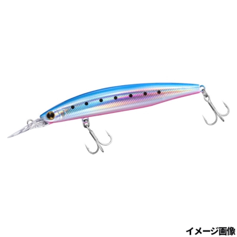 絶対的信頼感が高い「セットアッパー125S-DR」のボディ、総重量はそのままに、(1)太軸#3トレブルリング化 (2)フック金具の太軸化 (3)ボディ内リブ追加により、ランカーシーバス、 中型青物等へ