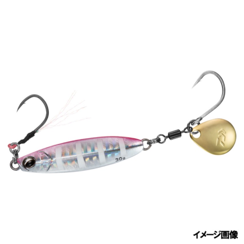 【グローブライド/ダイワ/GLOBERIDE/DAIWA】人気のサワラブレードジギングに対応するコンパクジグ。安定感抜群の低重心ボディと小型ブレードで超早巻きに対応。ブレードのキラメキと波動がサゴシ、