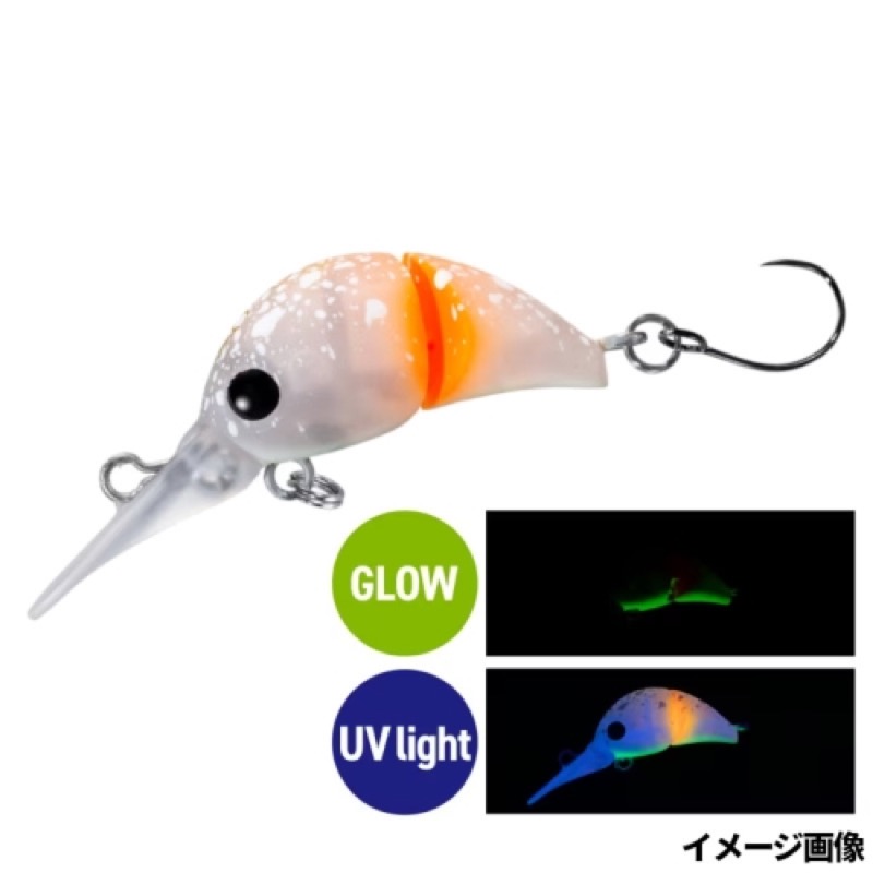 思いっきり、ゆっくりゆっくり巻いてみてください。ボディのユラユラを止められますか?ボディのユラユラが止まる寸前、それが「ちびとろ25S」の喰わせに適したスピードです。デフォルトのフック設定は、テールフ