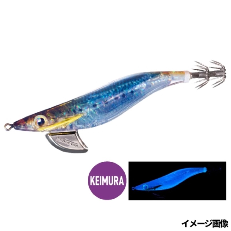 新しいクリンチディープは深場や潮が速いエリアに潜むイカを攻略する専用モデルです。ノーマルフラッシュブーストモデルに比べ、4g重量UPしたことで、沈下速度はノーマルフラッシュブースト3.5号(約3.7秒