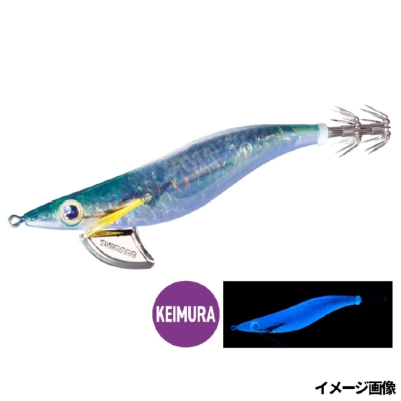 新しいクリンチディープは深場や潮が速いエリアに潜むイカを攻略する専用モデルです。ノーマルフラッシュブーストモデルに比べ、4g重量UPしたことで、沈下速度はノーマルフラッシュブースト3.5号(約3.7秒