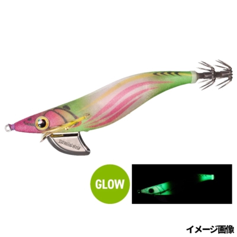 新しいクリンチディープは深場や潮が速いエリアに潜むイカを攻略する専用モデルです。ノーマルフラッシュブーストモデルに比べ、4g重量UPしたことで、沈下速度はノーマルフラッシュブースト3.5号(約3.7秒