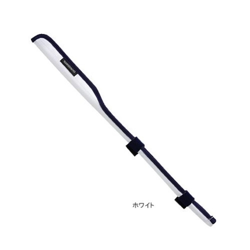 ロッドの穂先を守る軽量トップガード●クッション材+保形材で、衝撃からロッドをガード●面ファスナーベルト2箇所で、ロッドをしっかり固定※クロロプレン部分の上にロッドをのせて、面ファスナーベルトをしっかり