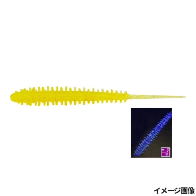 【林釣漁具製作所】リングでもなくリブでもない、水をつかみやすい松ぼっくりのようなカサ状ボディが、軽いジグヘッドでも操作感をUPさせ、独自の波動を生み出す。また、超極細のピンテールはわずかな水流でもピリ